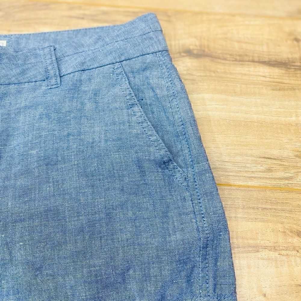 Khakis by Gap Flat Front Chambray City Shorts - Picture 5 of 7
